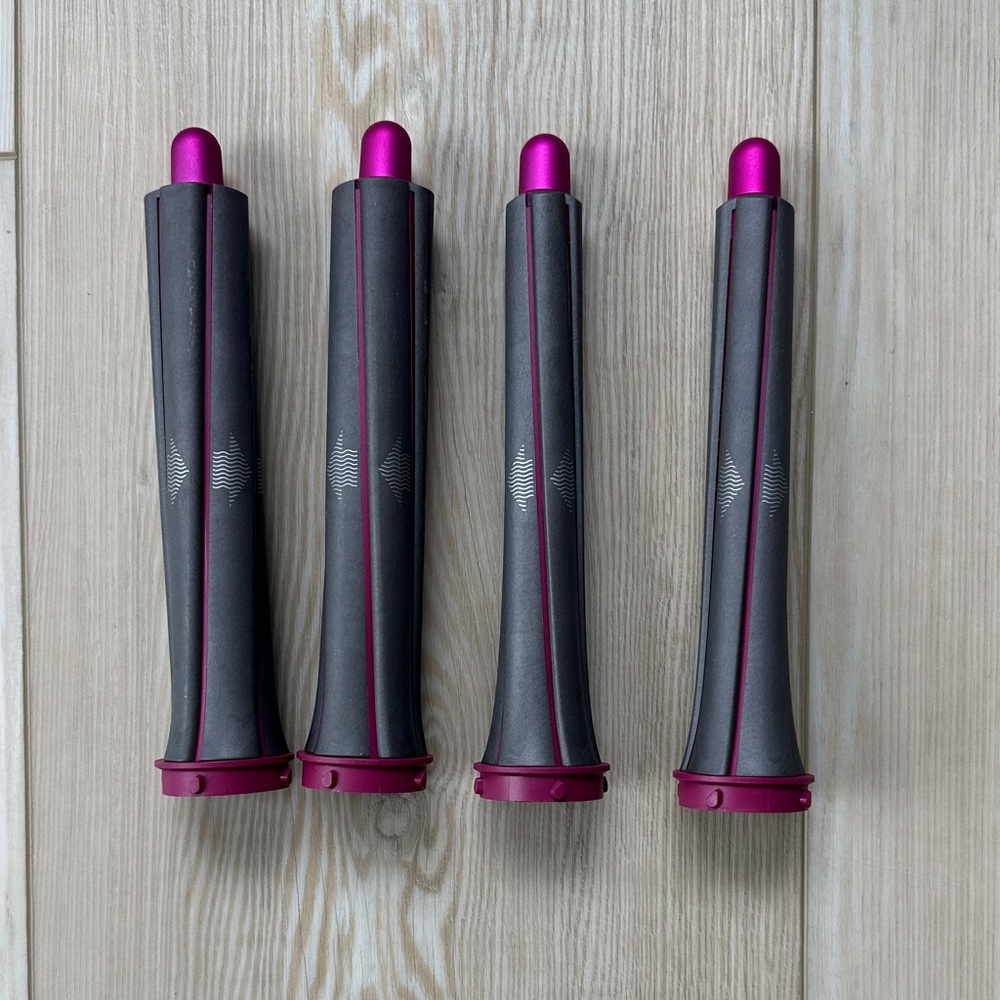 Dyson Airwrap Long Barrels 0.8” 1.2” Pink Nickle